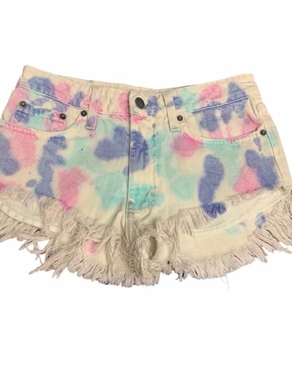Carmar Tie Dye Cut Off Shorts